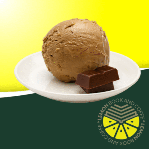 Helado de Chocolate en Lemon Book and Coffee, La Flota, Murcia