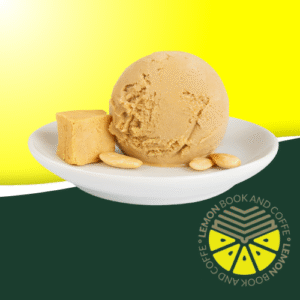 Helado de Turrón en Lemon Book and Coffee, La Flota, Murcia