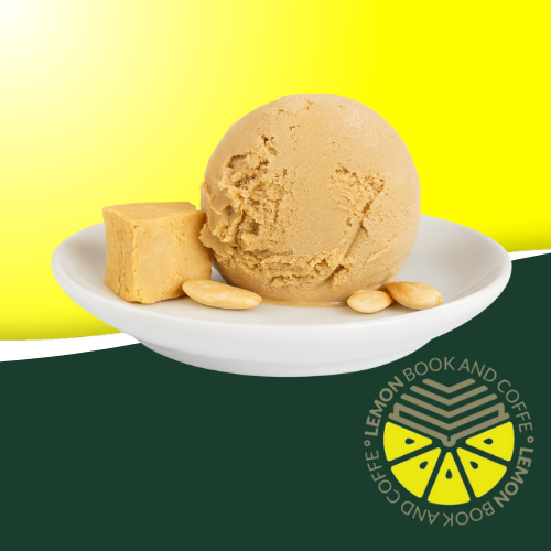 Helado de Turrón en Lemon Book and Coffee, La Flota, Murcia