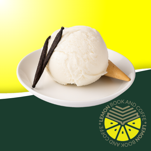 Helado de Vainilla en Lemon Book and Coffee, La Flota, Murcia