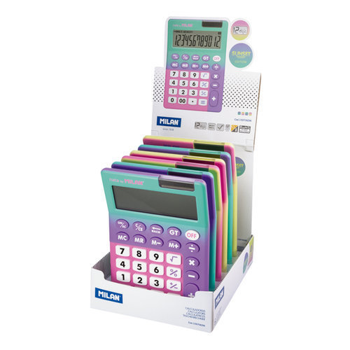 CALCULADORA 12 DIGITOS SUNSET