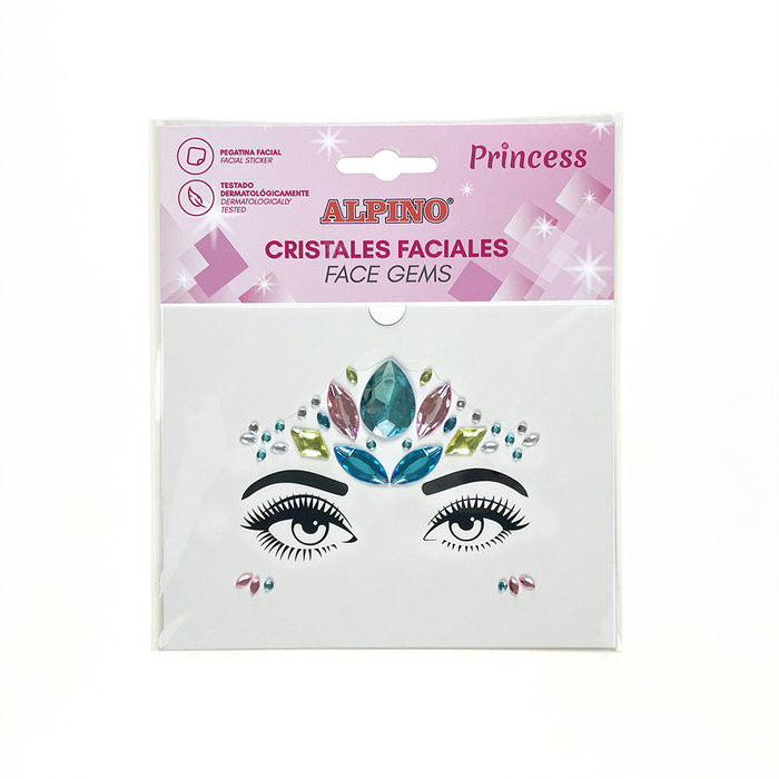 SET CRISTALES FACIALES PRINCESS BLISTER 1 UD