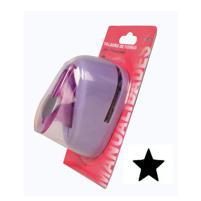 TALADRO MANUALIDADES 2,5CM ESTRELLA