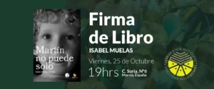 Firma de libro «Martín no puede solo» por Isabel Muelas en Lemon Book and Coffe