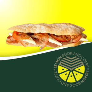 Bocadillo de Galdós con pan de semillas, jamón serrano y queso semi curado