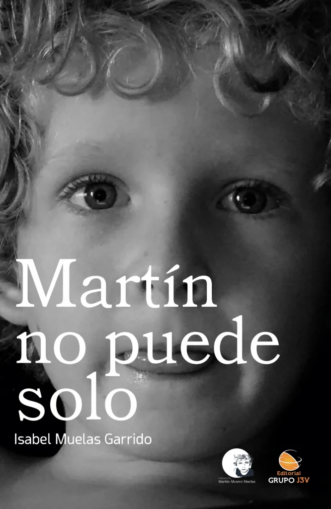 Portada del libro 'Martín no puede solo' mostrando una imagen abstracta que simboliza la valentía y la superación.