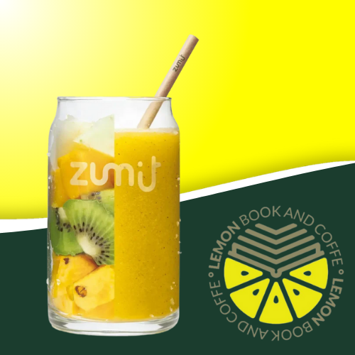 Granizado Tropical Heaven con melón, mango, kiwi y piña en Lemon Book and Coffe