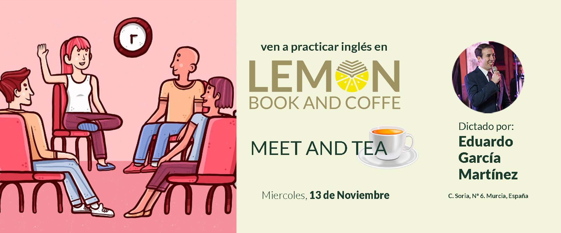 Practicas de inglés Meet and Tea: ¡Mejora tu inglés conversacional mientras disfrutas!