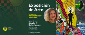 Exposición de Arte de Adriana Herrera Fernández en Lemon Book and Coffe