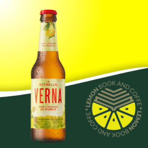 Botella de cerveza Verna de 1/3 en Lemon Book and Coffe