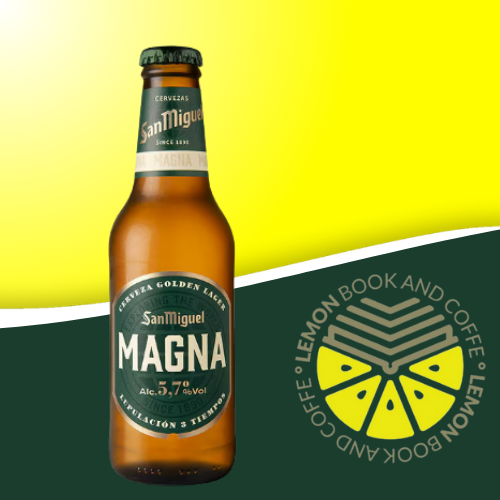 Cerveza Magna Rubia en Lemon Book and Coffe