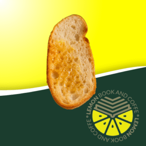Tostada con aceite de oliva servida en Lemon Book and Coffe