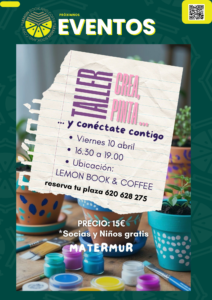 Descubre tu lado creativo: Taller «Crea, Pinta… y conéctate contigo»
